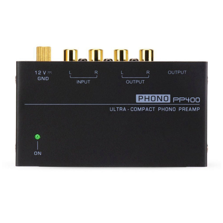 PP400 超小型フォノプリアンプ RCA 1/4インチ対応 TRSインターフェース搭載 プリアンプ フォノプリアンプ
