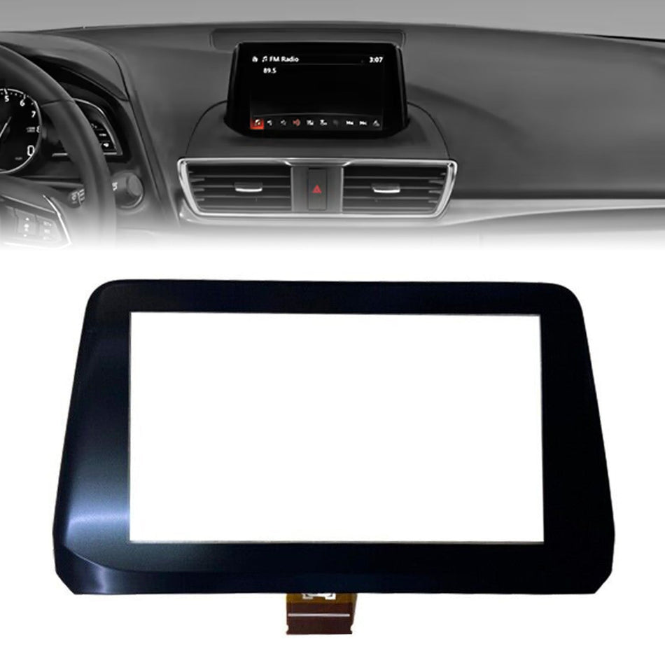 2017-2018 マツダ 3 GPS Alexa フレーム付き 7 インチ タッチ スクリーン デジタイザー B61A611J0