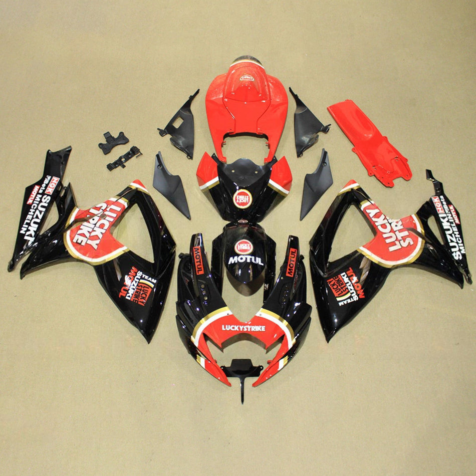 スズキ GSXR 600/750 2006-2007 K6 用 インジェクションフェアリングキット ボディワーク プラスチック ABS