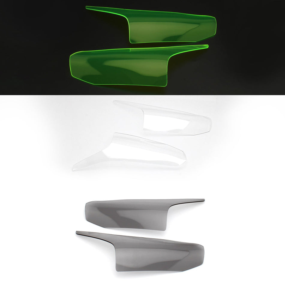 フロントランプレンズ ヘッドライトレンズ保護 ホンダ CBR650R 2019-2021 スモーク ジェネリックに適合