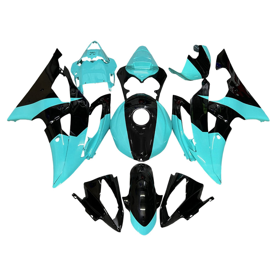 インジェクションフェアリングキット ボディワーク プラスチック ABS ヤマハ YZFR6 YZF-R6 2008-2016用