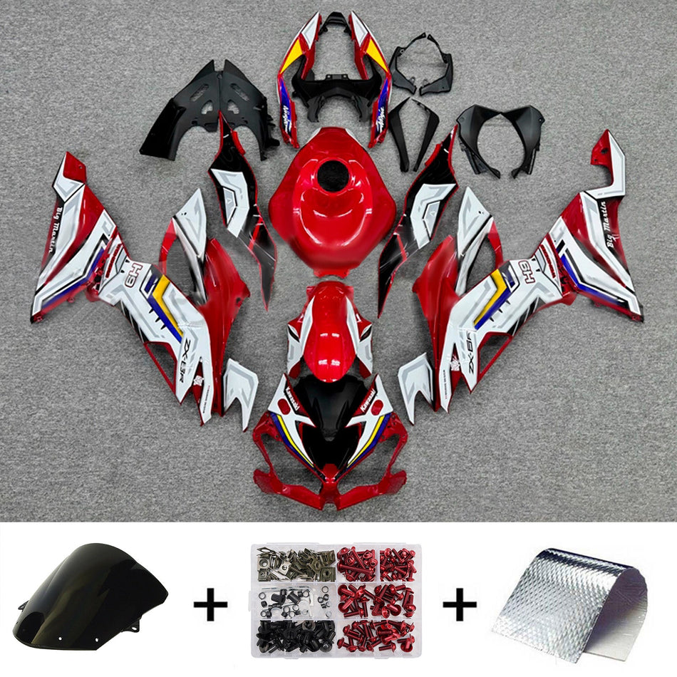 インジェクションフェアリングキット ボディワーク プラスチック ABS カワサキ ZX6R 2019-2023 に適合