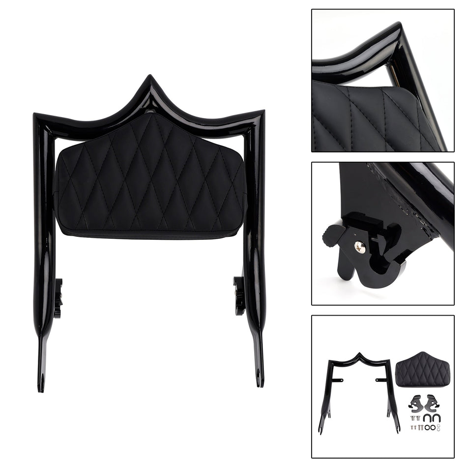 ロードキング FLHR 2009-2023 CVO ロードグライド FLTRXSE 2018-2019 用パッセンジャー用シーシーバーバックレスト