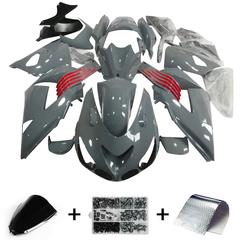 2006-2011 カワサキ ZX14R ZZR1400 インジェクションフェアリングキット ボディワーク