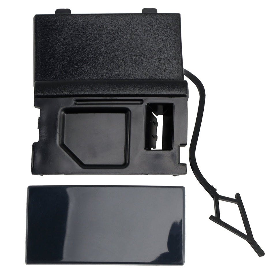 車用フロント右バンパー牽引フックアイカバーキャップ 7P6807186A VW Touarge 14-18用