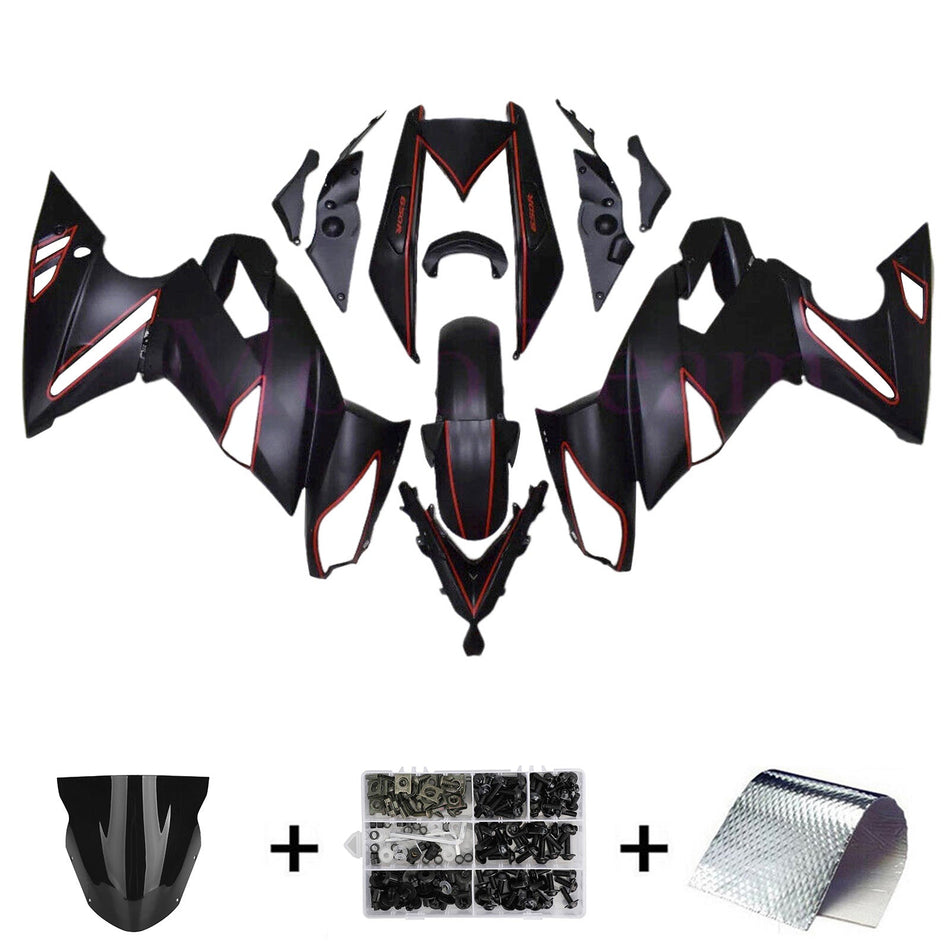 2009-2011 カワサキ Ninja 650 ER-6F EX650 インジェクションフェアリングキット プラスチック