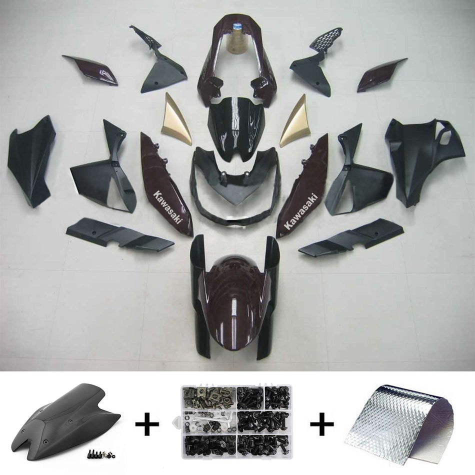 2010-2013 カワサキ Z1000 Amotopart インジェクションフェアリングキット ボディワーク プラスチック ABS #104