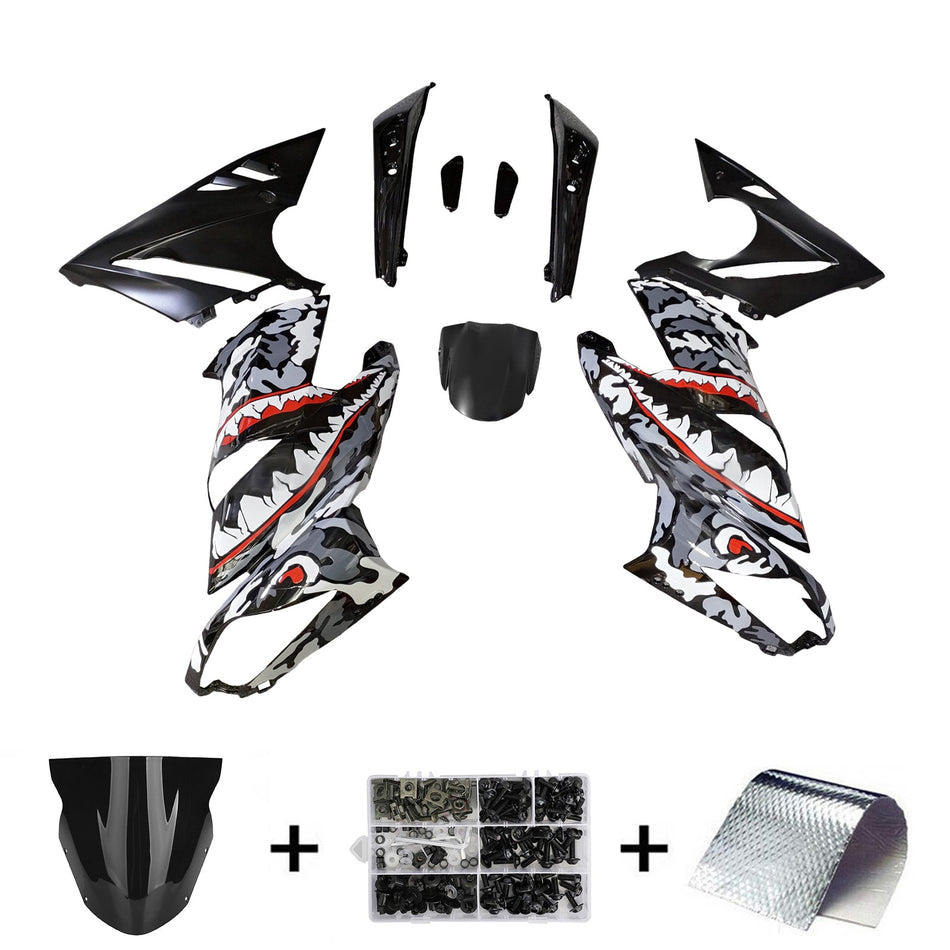 カワサキ Ninja650 ER-6F EX650 2009-2011用 インジェクションフェアリングキット プラスチック