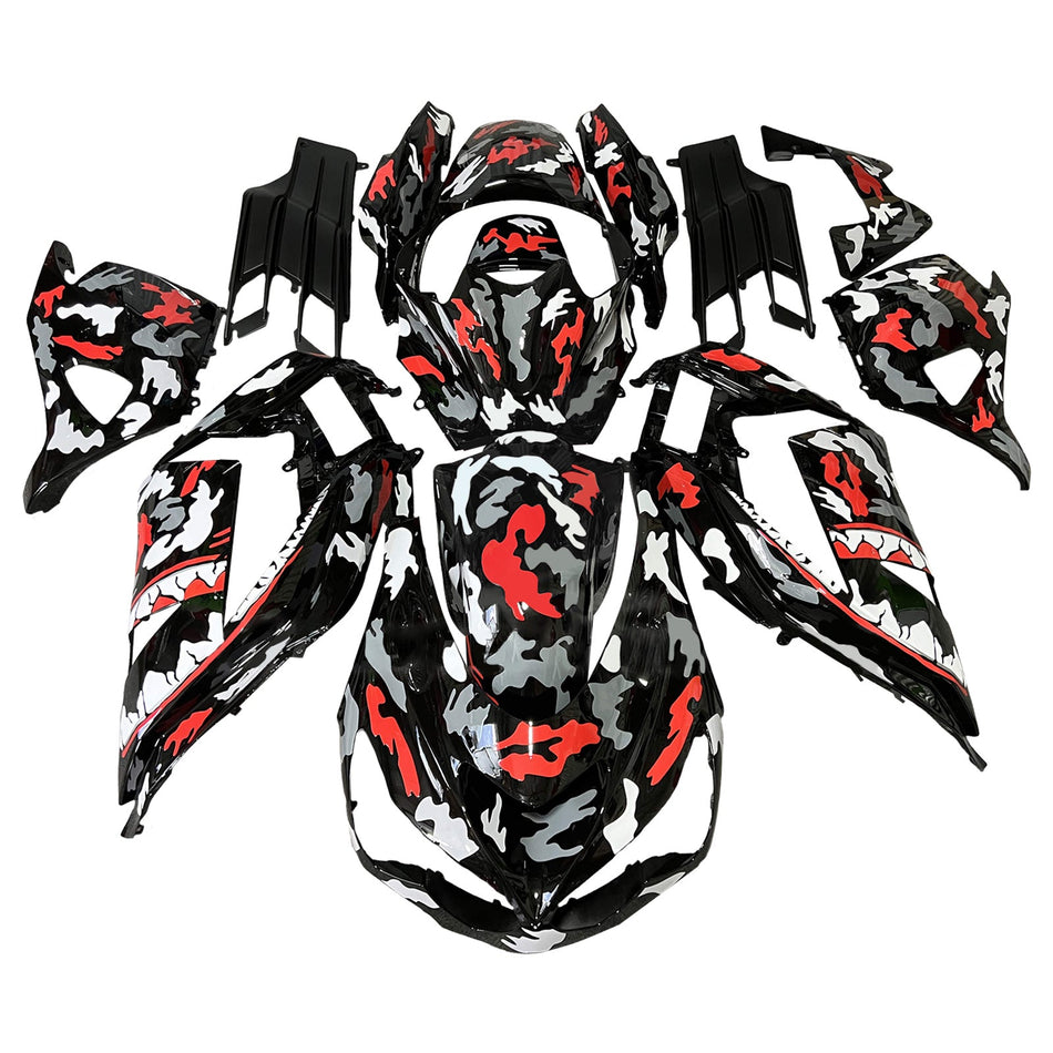 インジェクションフェアリングキット ボディワーク Kawasaki ZX14R ZZR1400 2012-2025 に適合