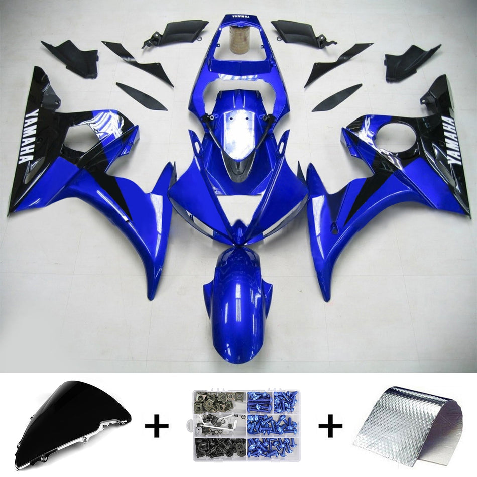 2003-2004 ヤマハ YZF 600 R6 R6S インジェクションフェアリングキット ボディワーク プラスチック ABS #159
