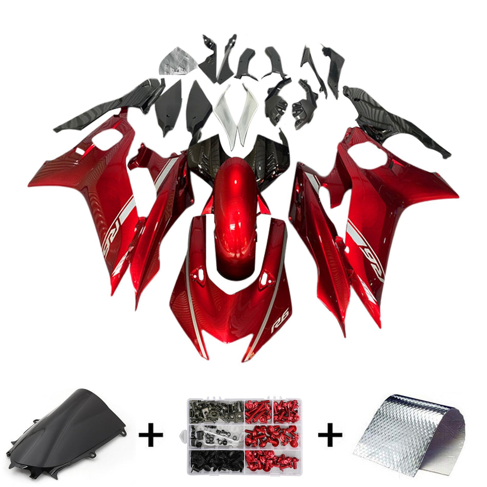 2017-2022 ヤマハ YZF-R6 フェアリングキット ボディワーク プラスチック ABS