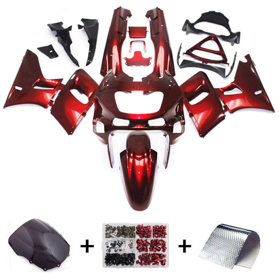 インジェクションフェアリングキット ボディワーク プラスチック ABS カワサキ ZZR400 1993-2007 ZZR600 1998-2003 に適合