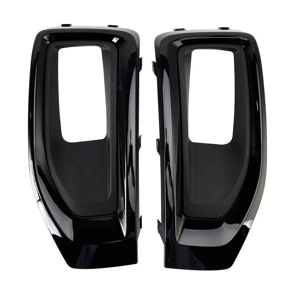 2015-2018 ユーコン XL (サブモデル: デナリ、SLE、SLT) フォグランプ ランプカバー グロスブラック トリム ペア 22936426