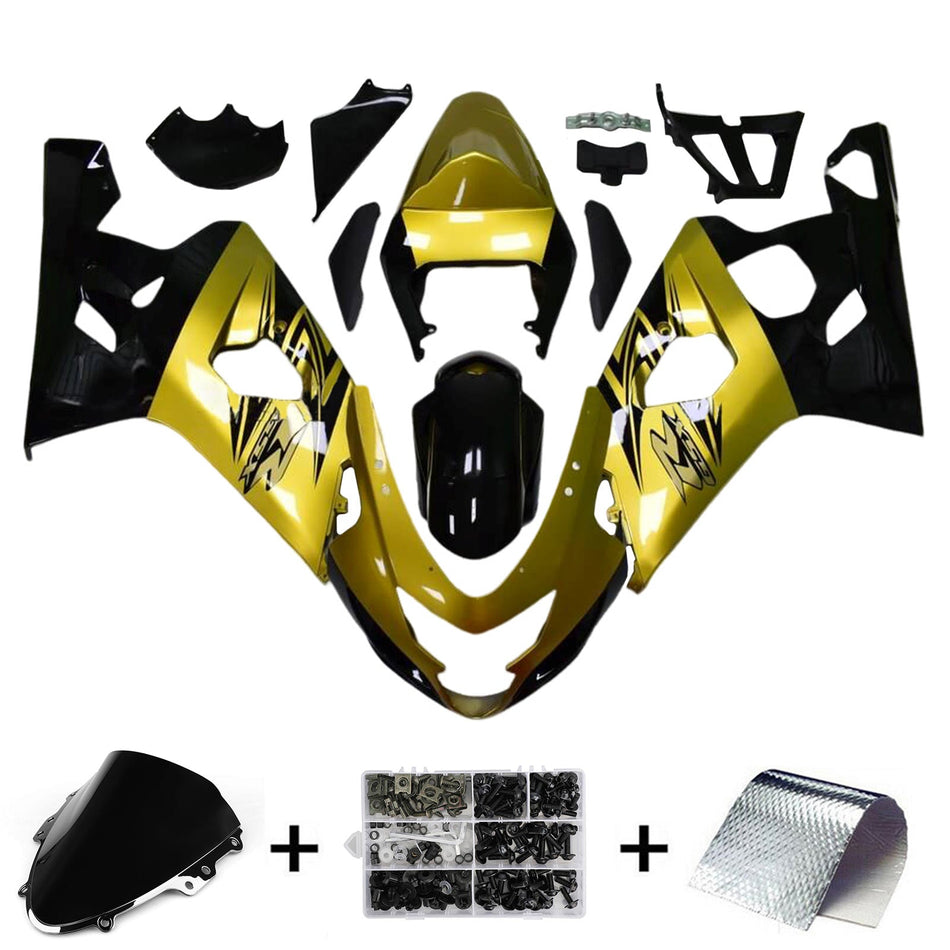 2004-2005 スズキ GSXR 600/750 K4 インジェクションフェアリングキット ボディワーク プラスチック ABS