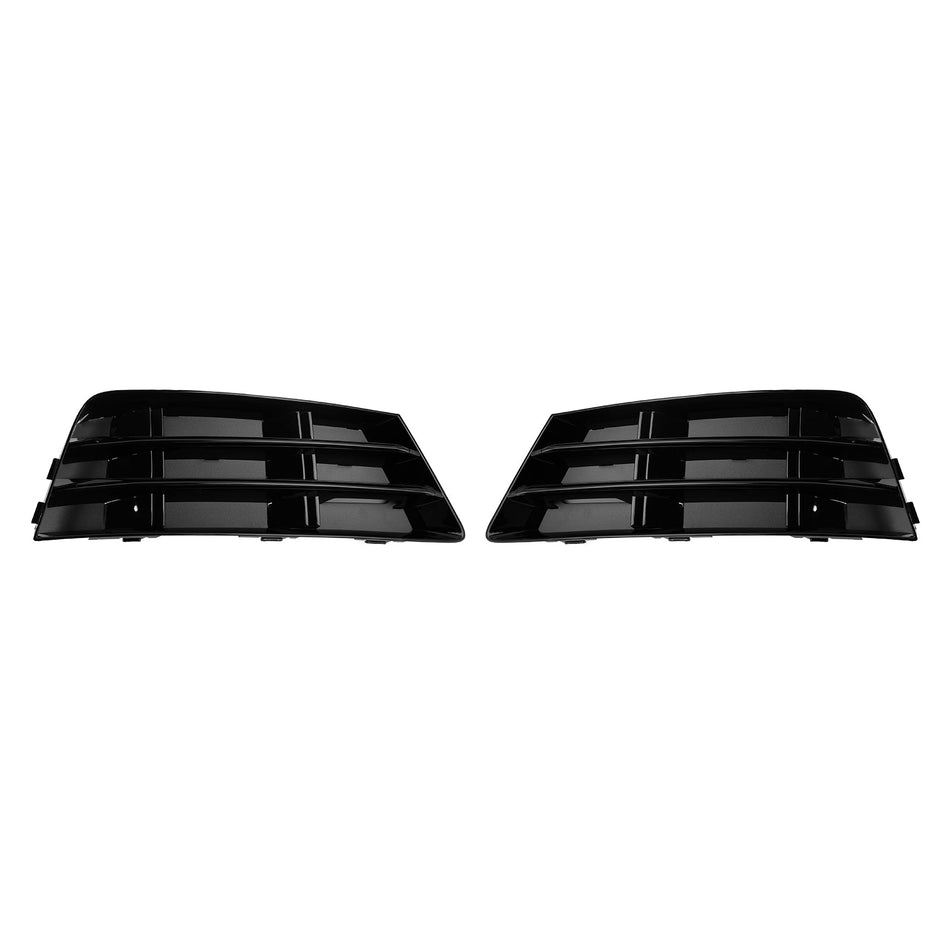 2016-2018 AUDI A4 B9 2PCS フロントフォグランプグリル 下部バンパーグリル