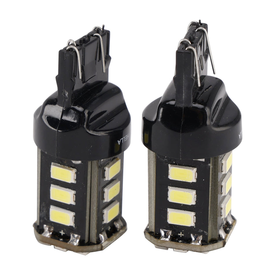 HELLA LEDレトロフィット 7443W ウェッジ T5 12V 3W W21/5W 6000K 2個