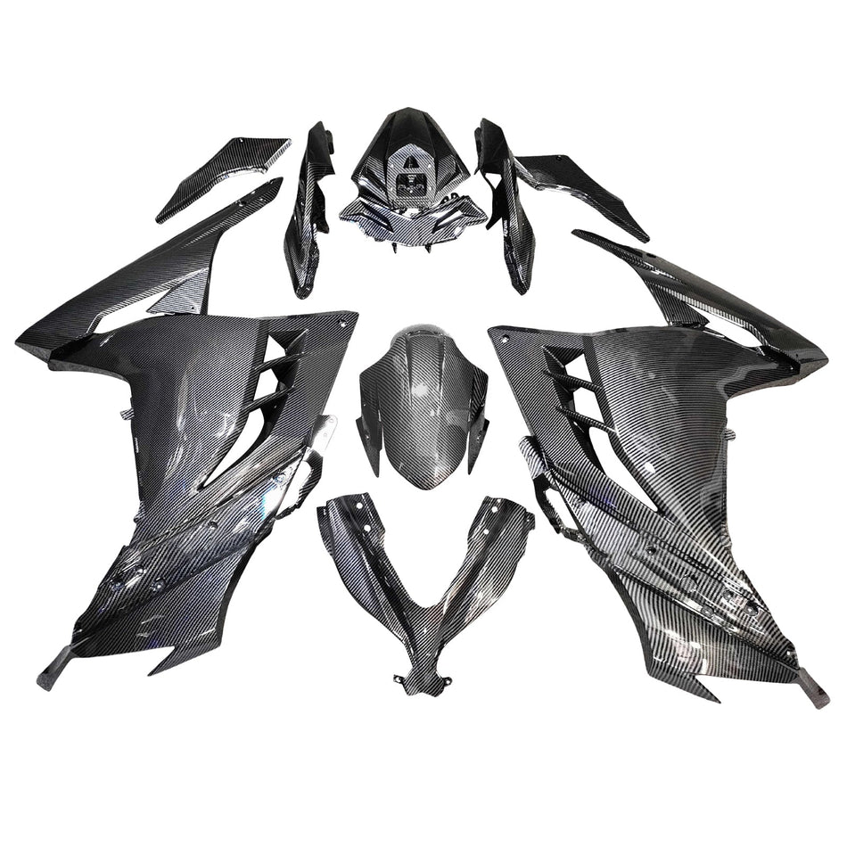 インジェクションフェアリングキット ボディワーク プラスチック ABS カワサキ EX300 Ninja300 2013-2024 に適合