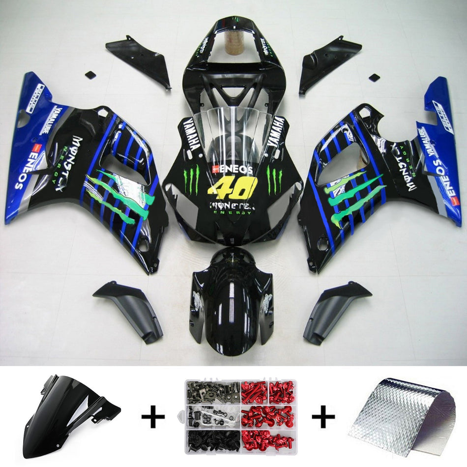 2000-2001 ヤマハ YZF 1000 R1 インジェクションフェアリングキット ボディワーク プラスチック ABS #101