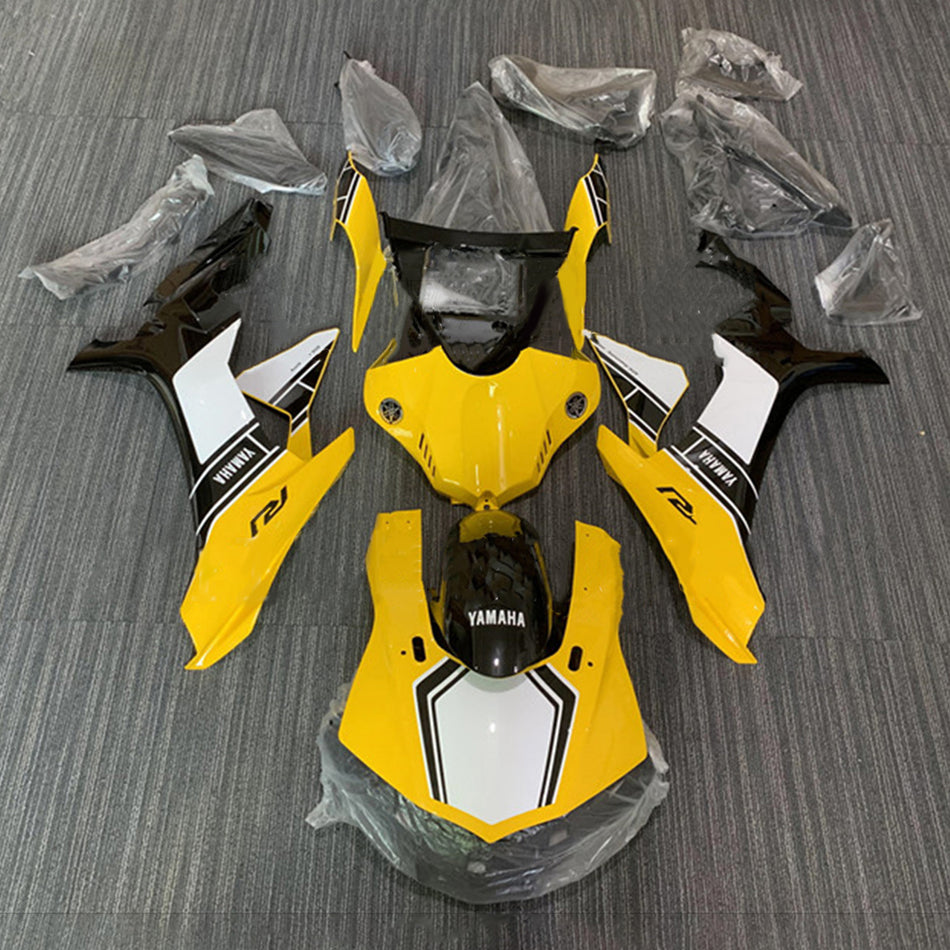 ヤマハ YZF 1000 R1 2015-2019 イエロー&ホワイト フェアリングキット