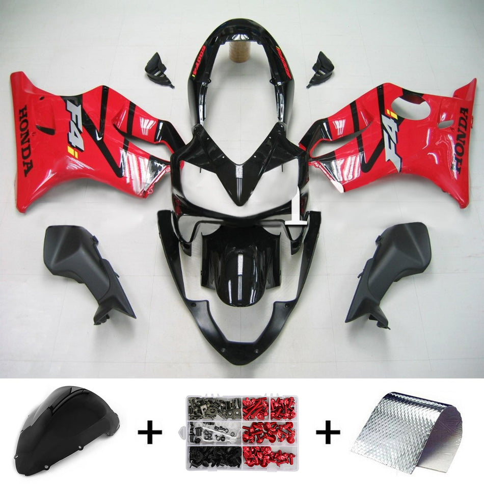 2004-2007 ホンダ CBR600 F4i Amotopart インジェクションフェアリングキット ボディワーク プラスチック ABS #128