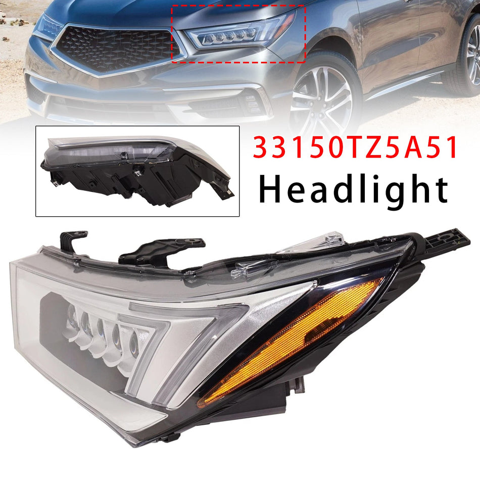 アキュラMDX 2017-2020用 フロント左LEDヘッドライト 33150TZ5A51