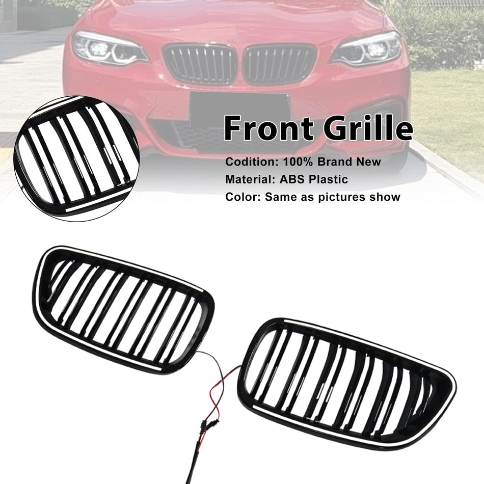 2014-2018 BMW 2シリーズ F24用フロントキドニーグリル