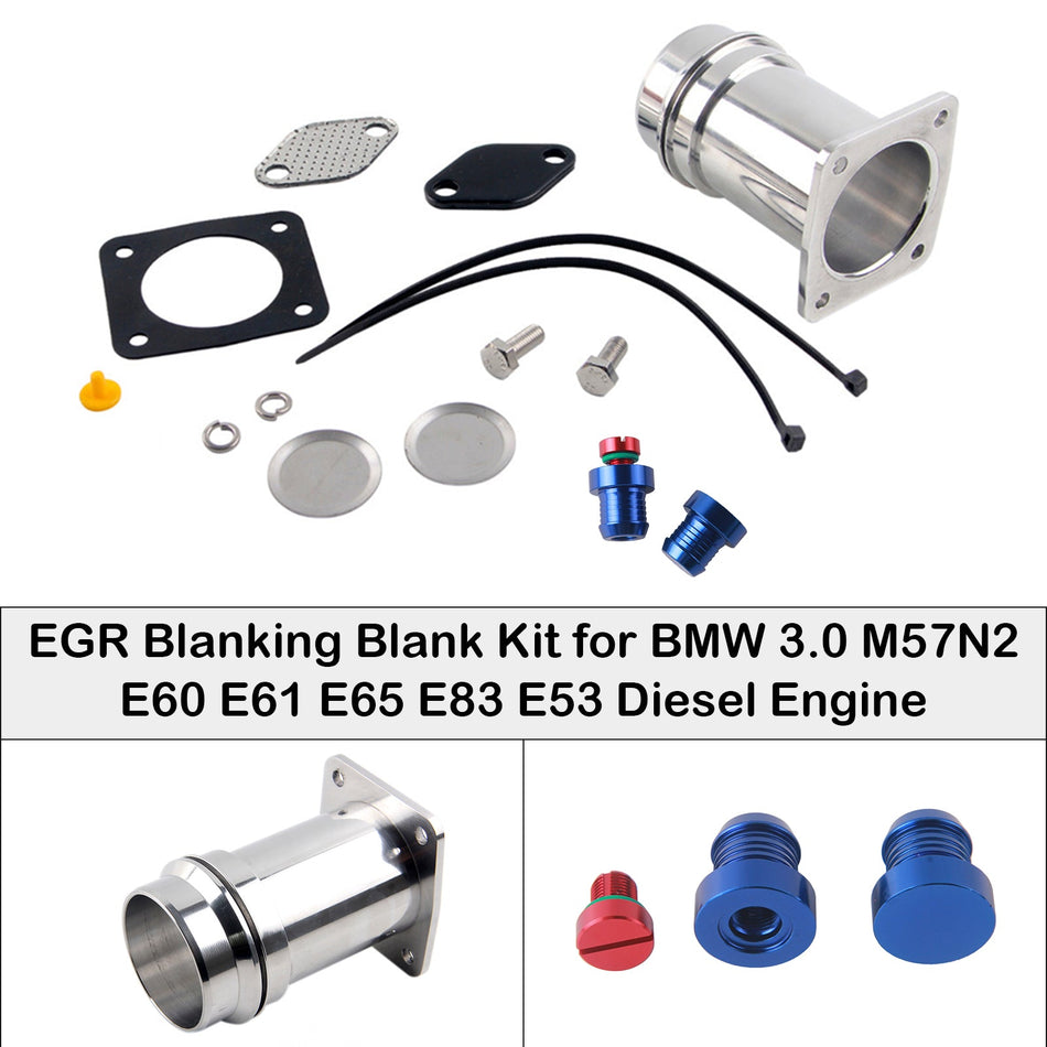 BMW 3.0 M57N2 E60 E61 E65 E83 E53 ディーゼルエンジン用EGRブランクキット