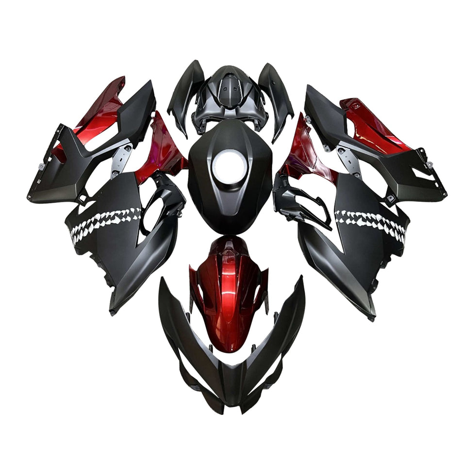 インジェクションフェアリングキット ボディワーク プラスチック ABS カワサキ EX400 Ninja400 2018-2024 に適合