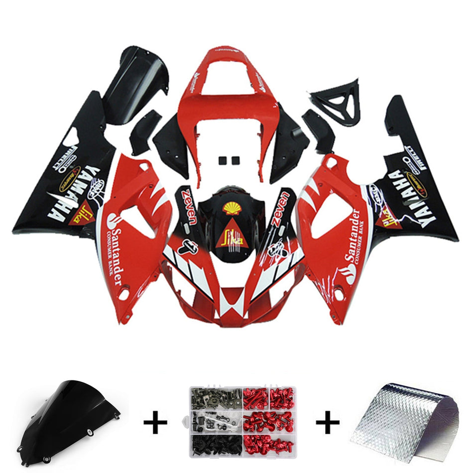 1998-1999 ヤマハ YZF 1000 R1 インジェクションフェアリングキット ボディワーク プラスチック ABS#127