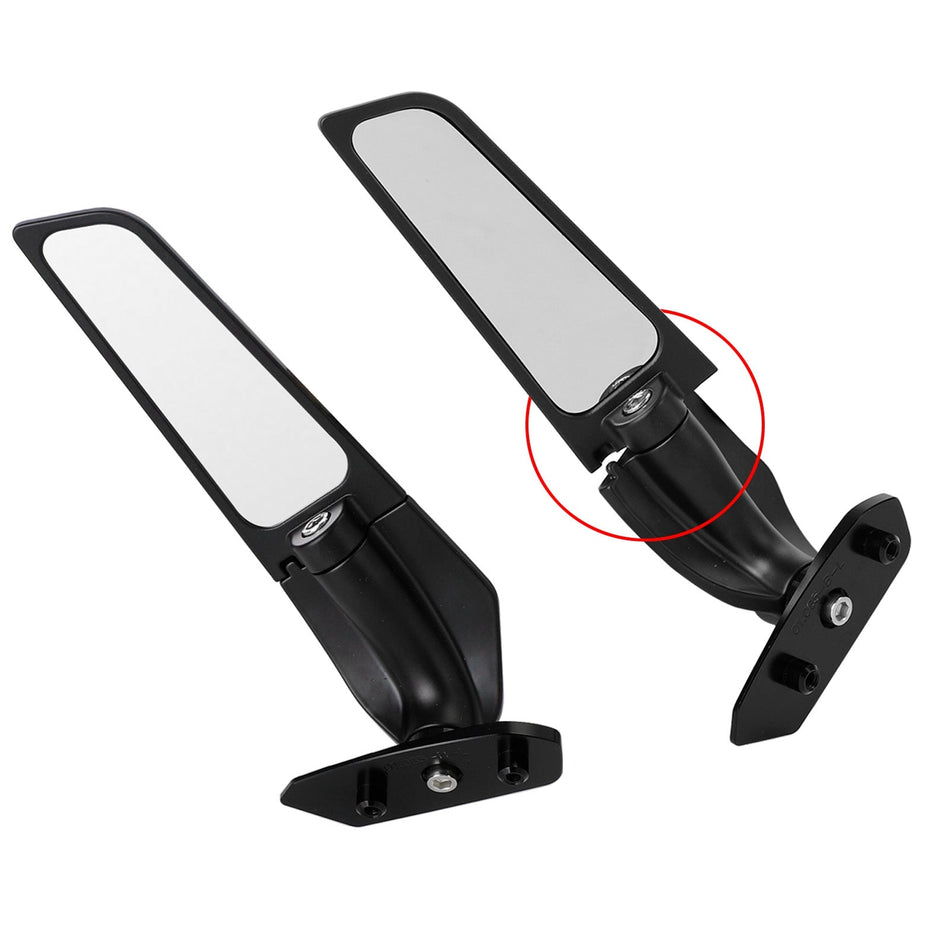 2017-2021 スズキ GSXR1000 ウィングフィンスポイラー サイドバックミラー