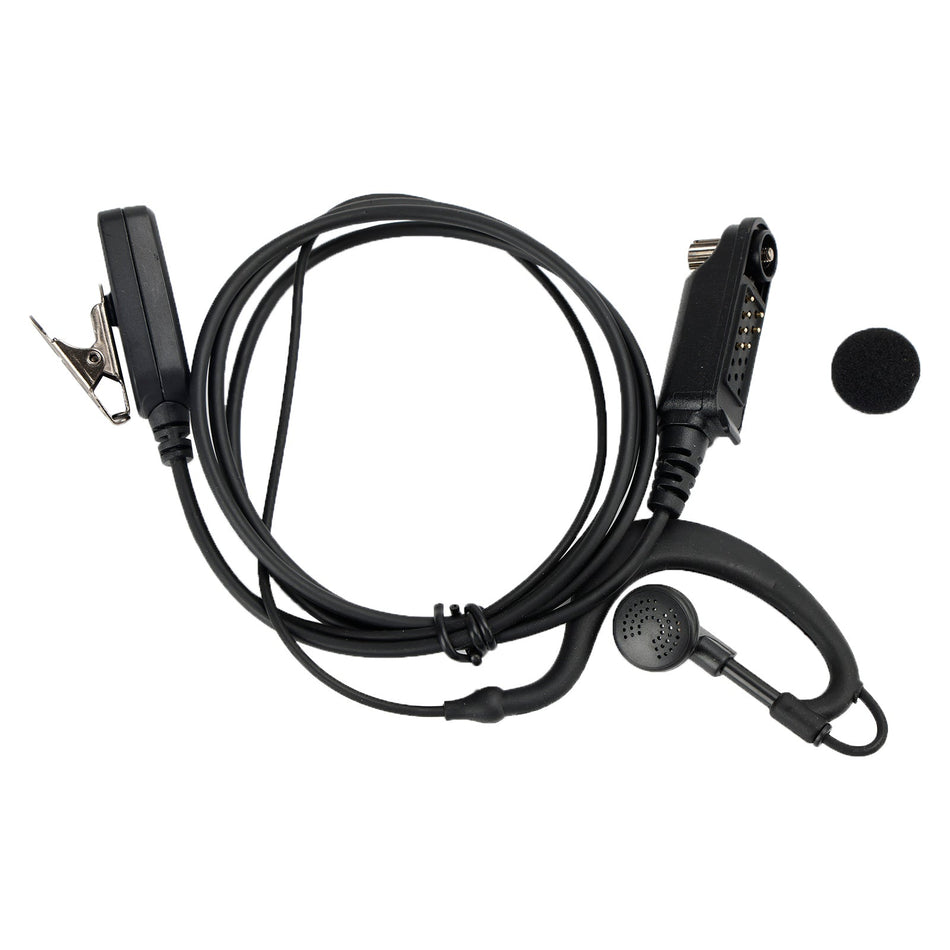 Caltta PD790-025 イヤーフックヘッドセット 楕円形 PTT 一体型トランシーバー Caltta PD790 用