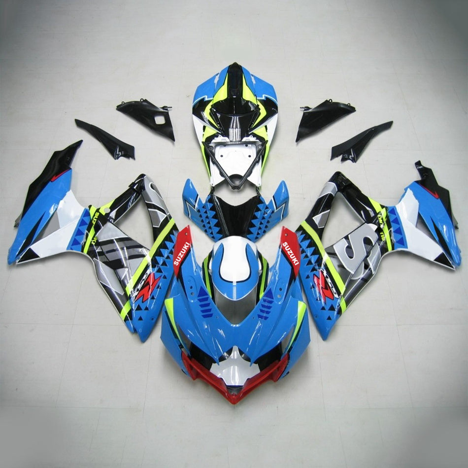 2008-2010 スズキ GSXR 600/750 K8 Amotopart インジェクションフェアリングキット ボディワーク プラスチック ABS #107