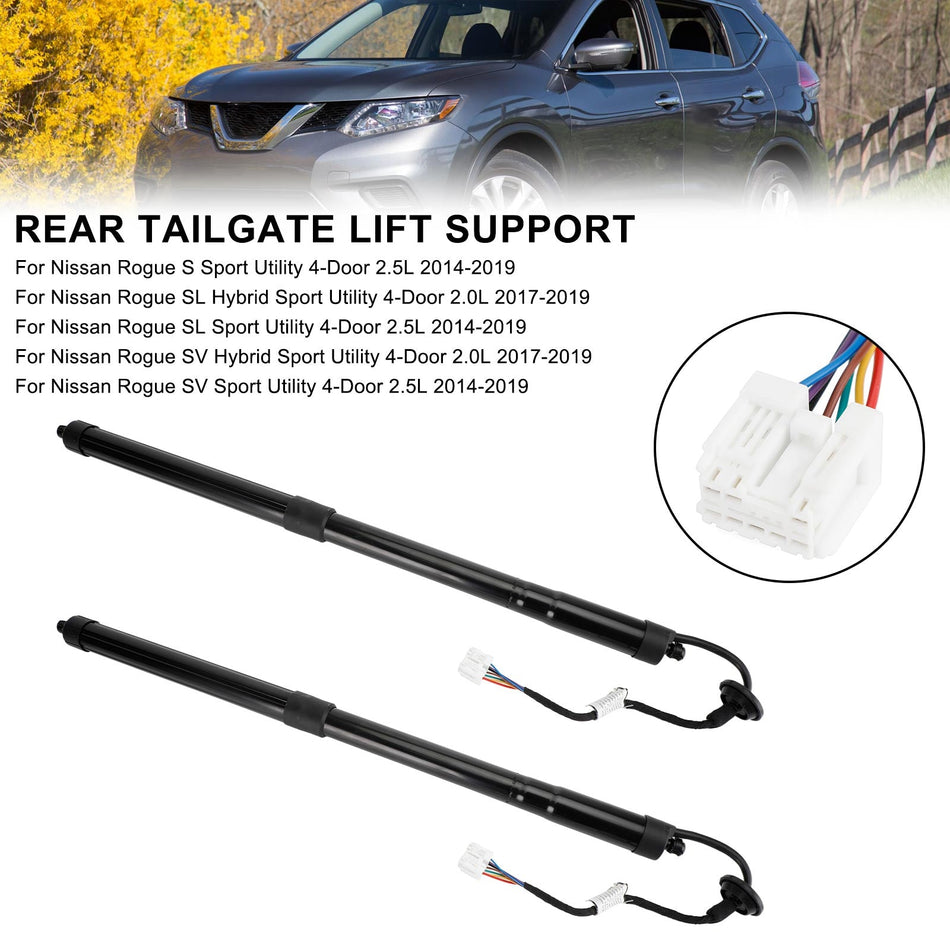 2014-2019 日産 ローグ S スポーツユーティリティ 4ドア 2.5L 2PCS 電動テールゲートストラット 905614BA4A 971827851