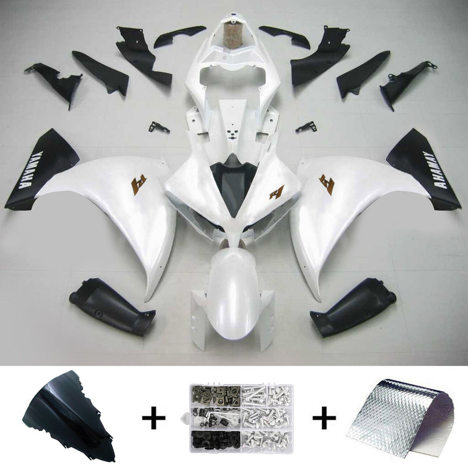 2012-2014 ヤマハ YZF 1000 R1 Amotopart インジェクションフェアリングキット ボディワーク プラスチック ABS #103