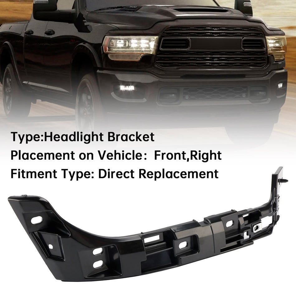 2019-2024 RAM 2500 3500 4500 5500 助手席側右ヘッドライトブラケット 68448770AA