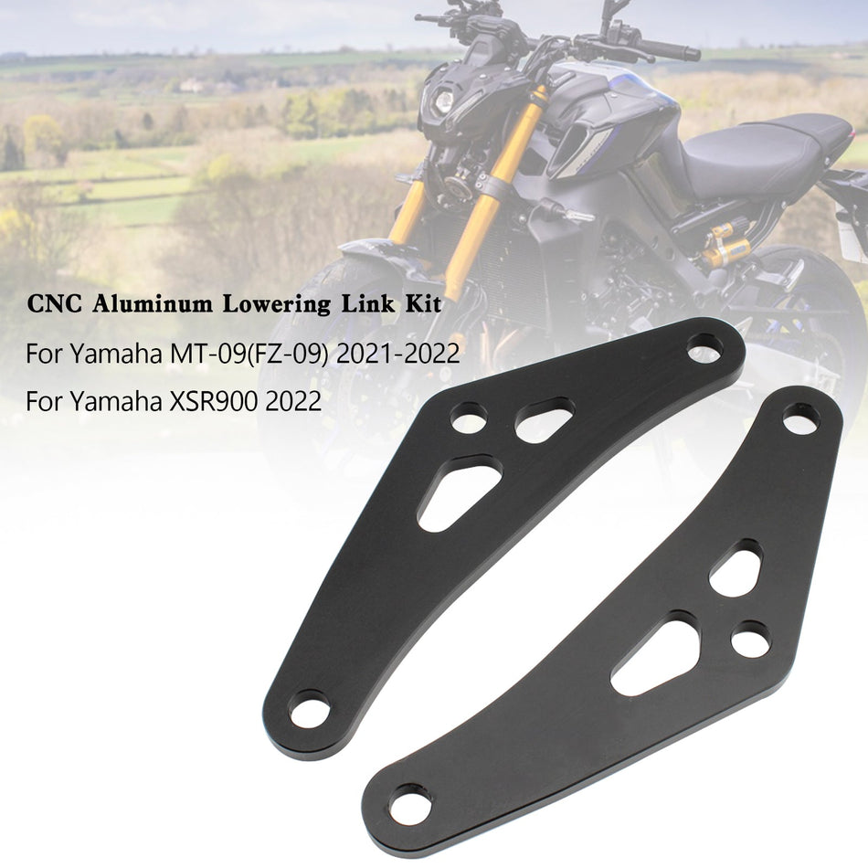 ヤマハ 2022 XSR900 / 2021-2022 MT-09 (FZ-09) CNC アルミ ローダウンリンクキット