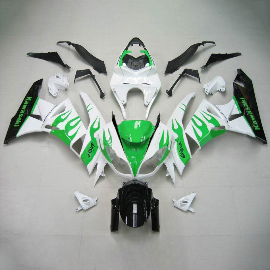 2009-2012 カワサキ ZX6R 636 Amotopart インジェクションフェアリングキット ボディワーク プラスチック ABS #111