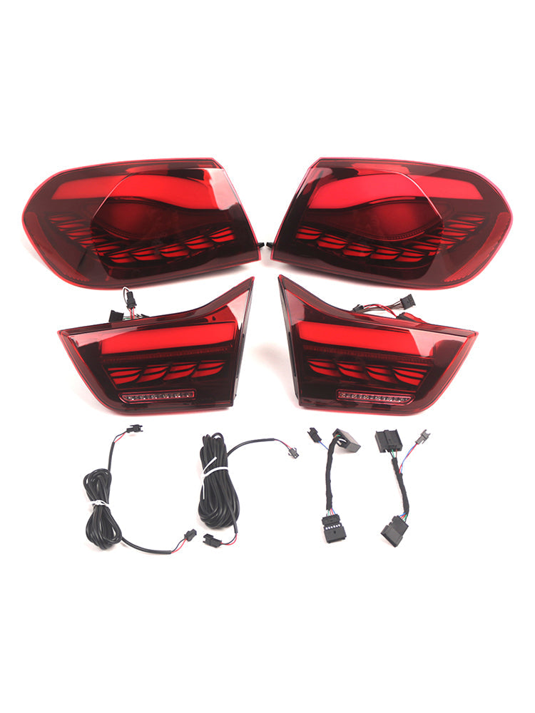 2014-2020 BMW F36 (グランクーペ/コンバーチブル) L&amp;R レッド LED テールライト リアランプアセンブリ 63217296100 63217296099