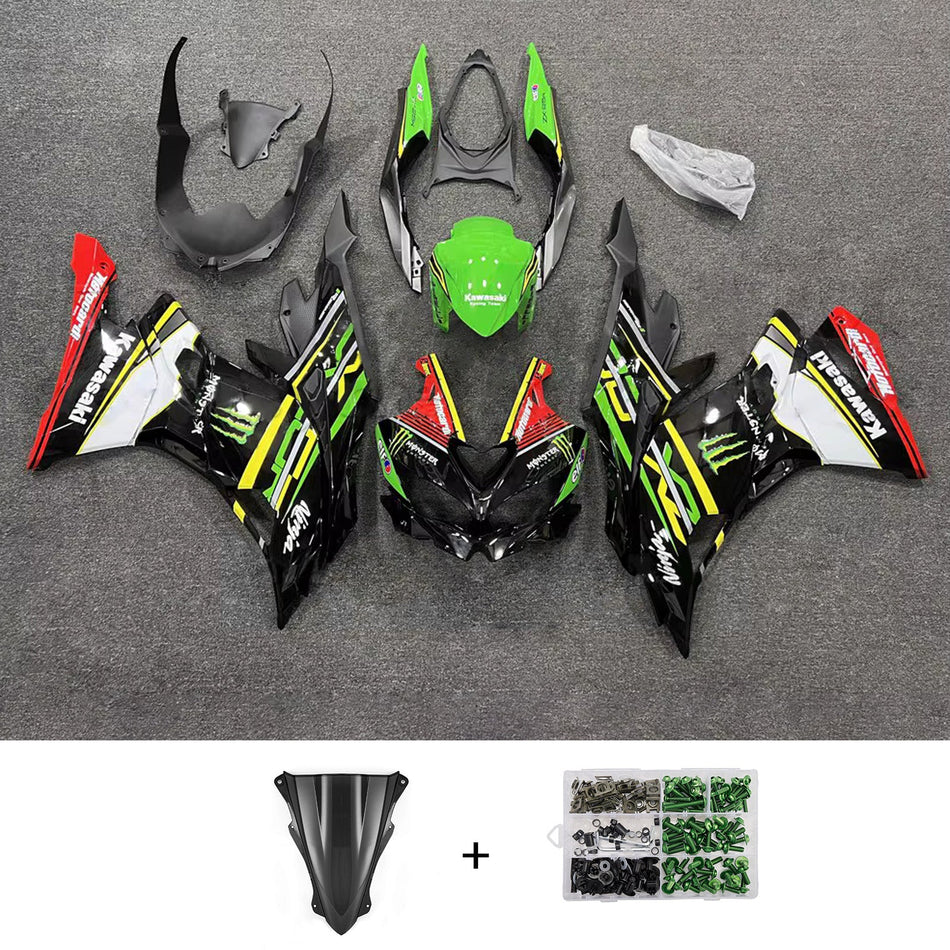 カワサキ Ninja ZX-25R ZX-4R ZX-4RR 2019-2025 に適合するインジェクションフェアリングキット