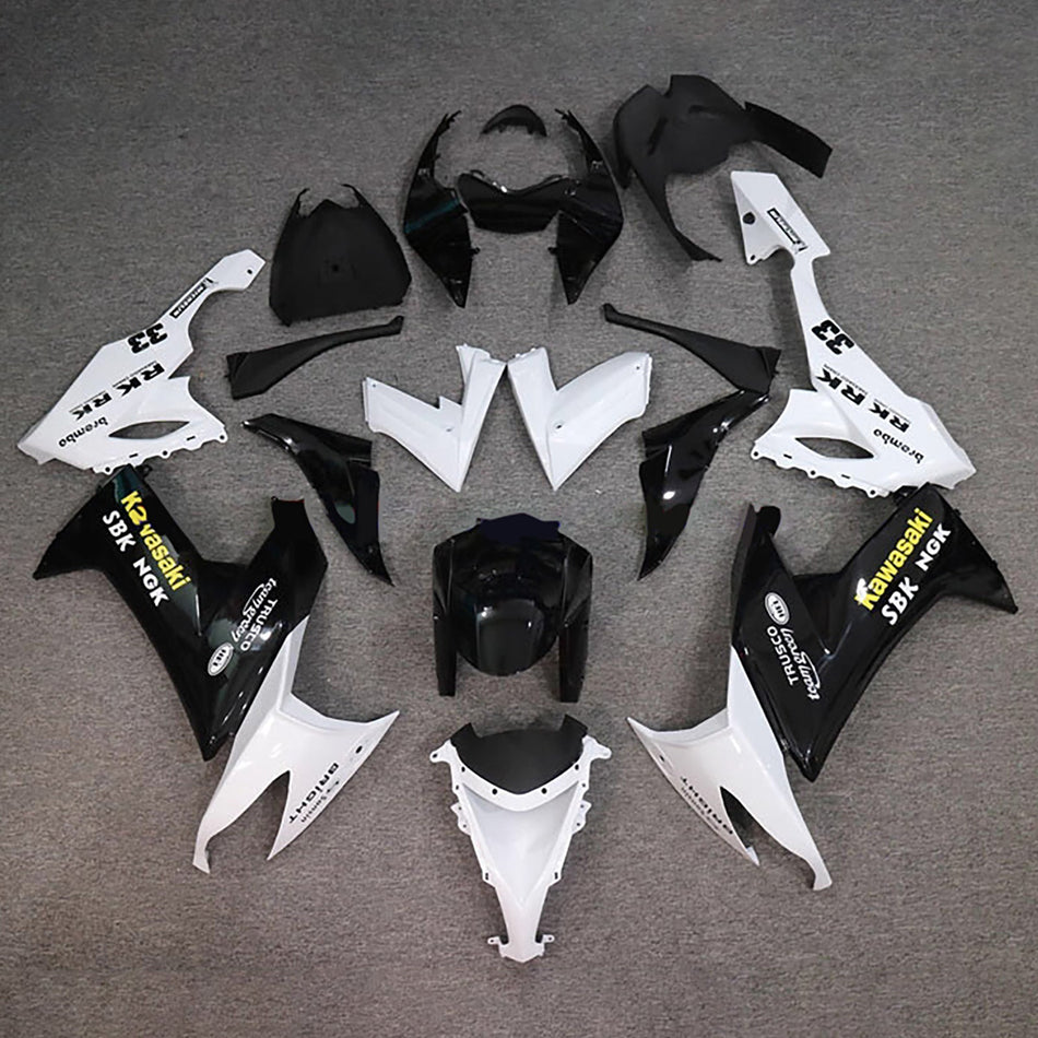 インジェクションフェアリングキット ボディワーク プラスチック ABS カワサキ ZX10R 2008-2010 に適合