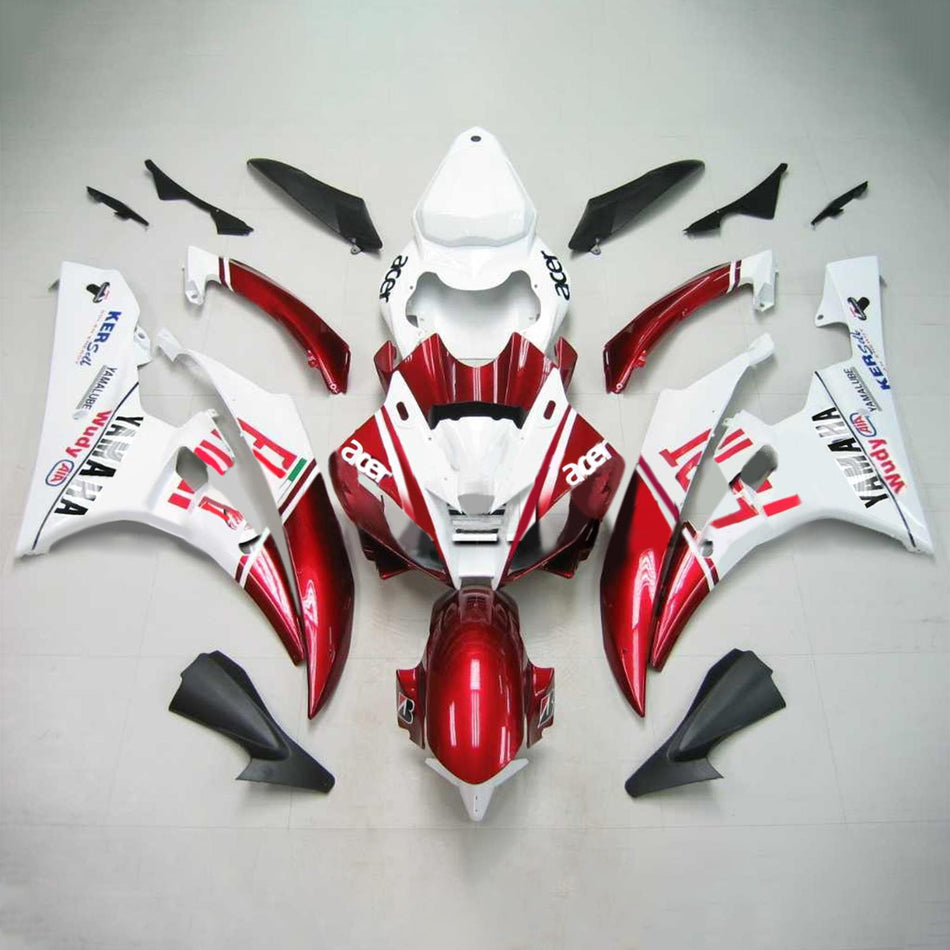 2006-2007 ヤマハ YZF 600 R6 Amotopart インジェクションフェアリングキット ボディワーク プラスチック ABS #129