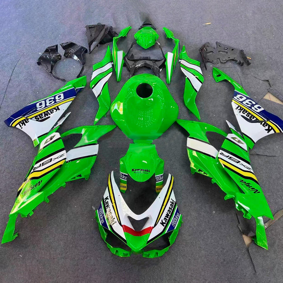 インジェクションフェアリングキット ボディワーク プラスチック ABS カワサキ ZX-6R 2024-2025 に適合