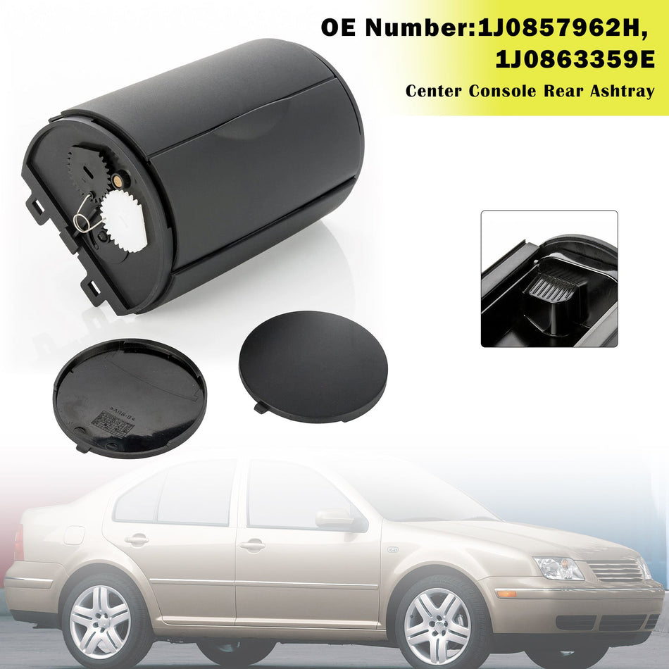 センターコンソール リア灰皿 ブラック 1J0857962H VW ゴルフ IV 4 1J1 1J5用