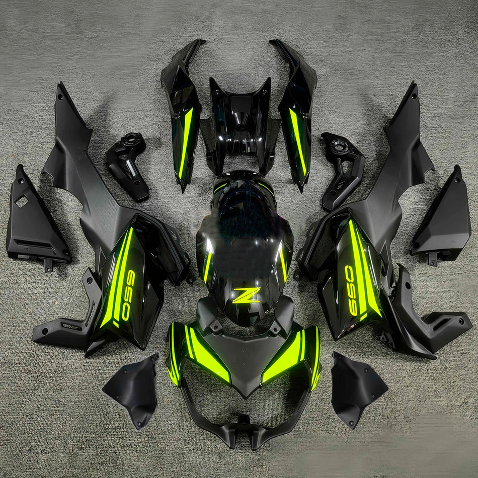 インジェクションフェアリングキット ボディワーク プラスチック ABS カワサキ Z650 2020-2023 に適合