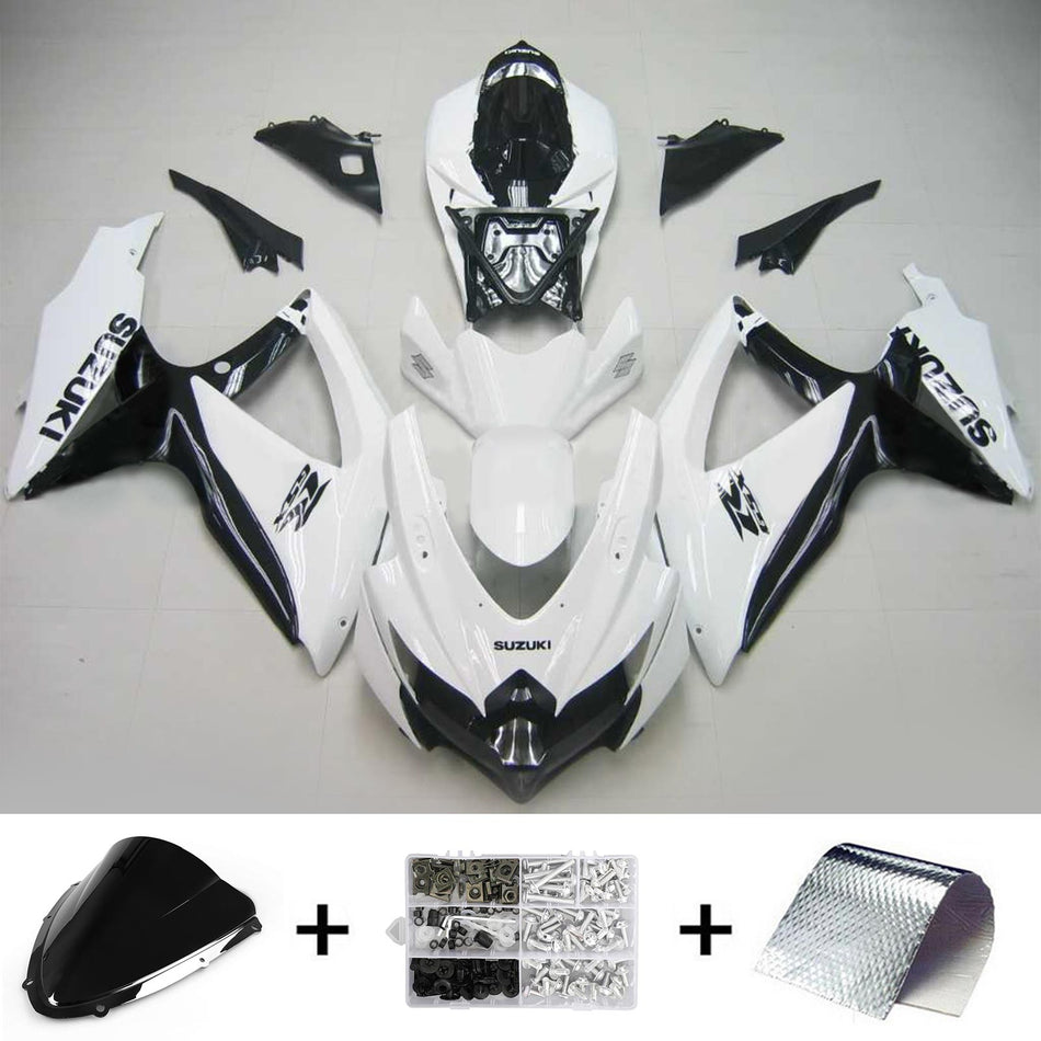 2008-2010 スズキ GSXR 600/750 K8 Amotopart インジェクションフェアリングキット ボディワーク プラスチック ABS #129