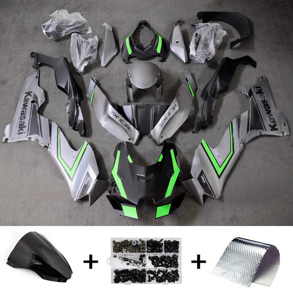 インジェクションフェアリングキット ボディワーク ABS カワサキ ZX-10R ZX-10RR 2021-2025 に適合