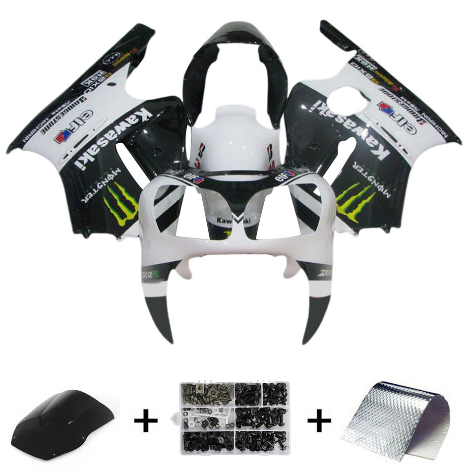 2000-2001 カワサキ ZX12R インジェクションフェアリングキット ボディワーク プラスチック ABS