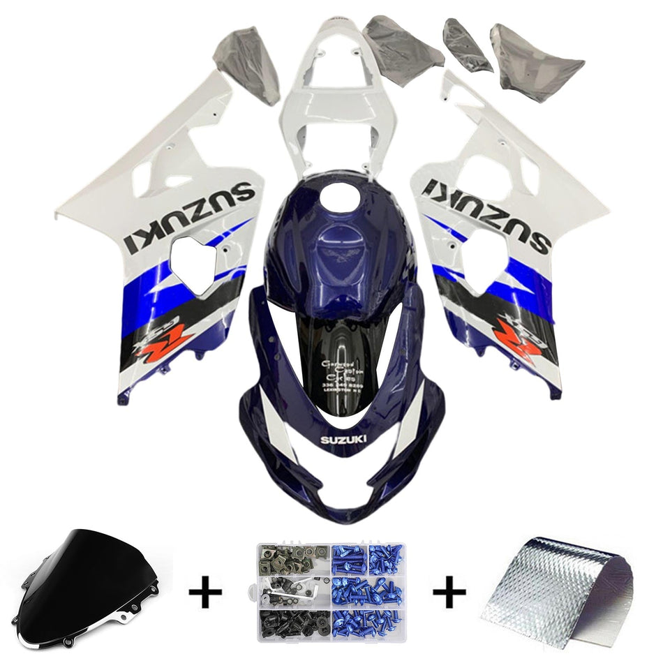 2004-2005 スズキ GSXR 600/750 K4 フェアリングキット ボディワーク プラスチック ABS