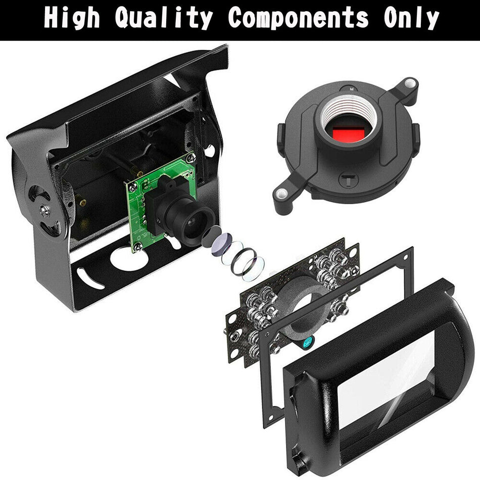 18 IR CCD 車用バックカメラ ヘビーデューティー リアビュー リバースカメラ 12-24V