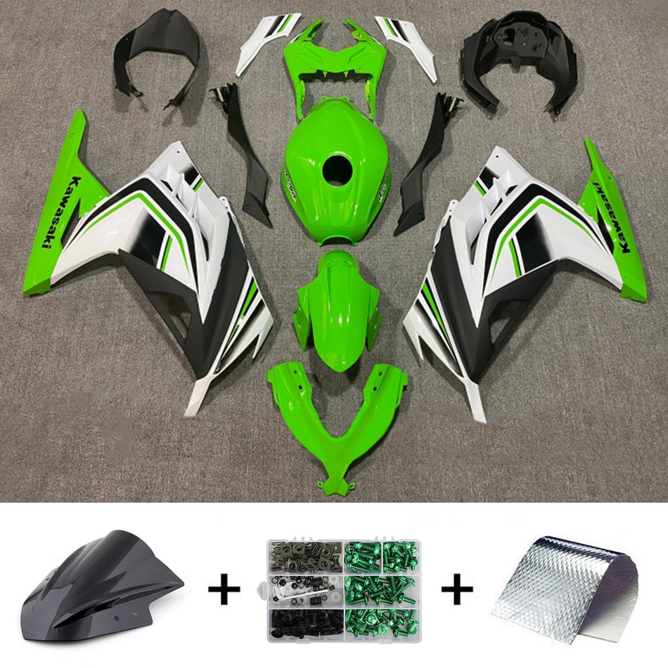 2013-2024 カワサキ EX300/Ninja300 インジェクションフェアリングキット ボディワーク プラスチック ABS